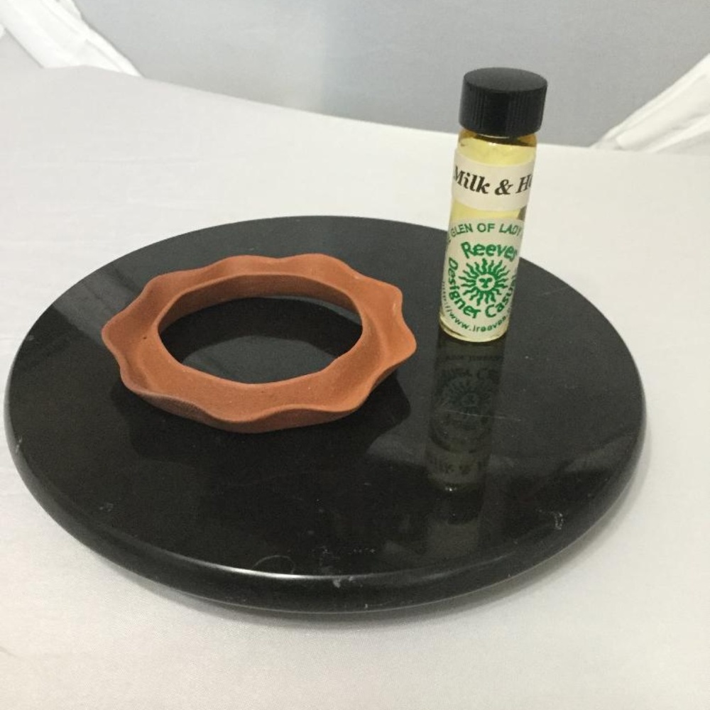 Terra Cotta Oil Ring & Pure Fragrance Oil